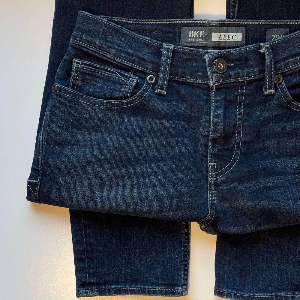 BKE Alec Skinny Jeans - Dark Wash & Stretchy - Size 29R - Picture 8 of 13